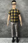 Mattel - Barbie - Fashionistas #012 Ken - Chill in Check - Broad - Doll